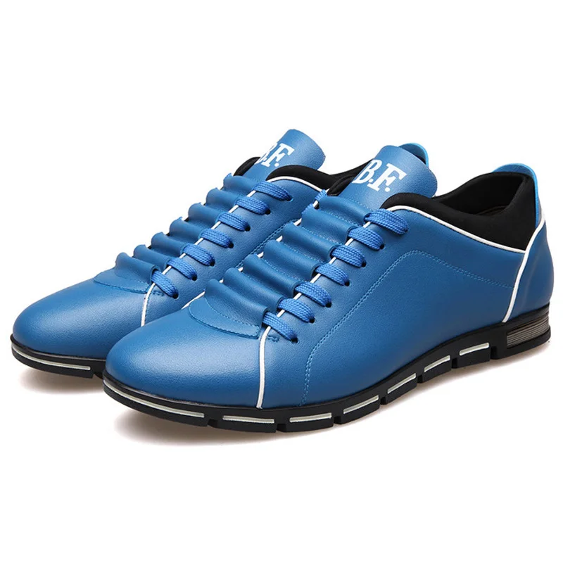 Plus Size 37-50 Men Casual Shoes Fashion Leather For Flat Loafers Sneaker Brand Footwear | Обувь