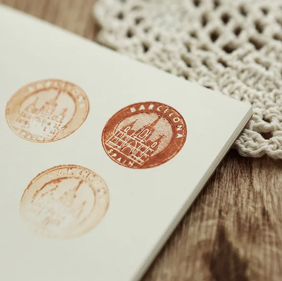 Транспарантная Силиконовая печать штемпели дневник для путешествий