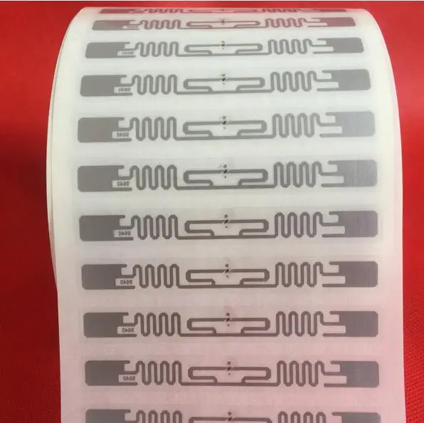 100 шт./лот Алина 9640 ультрачастотная rfid бирка для клей тег H3 чип инкрустация 860 960