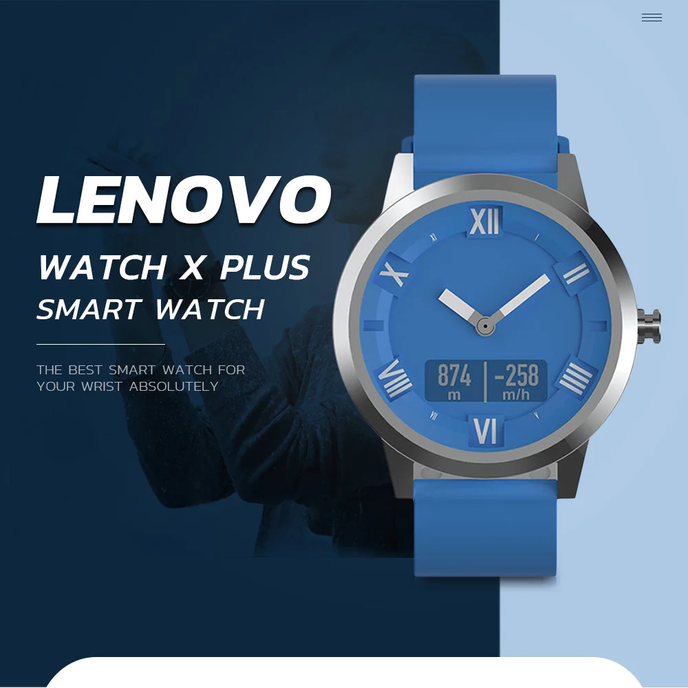 Умные часы lenovo X Plus 8 ATM водонепроницаемые/45 дней в режиме ожидания/монитор