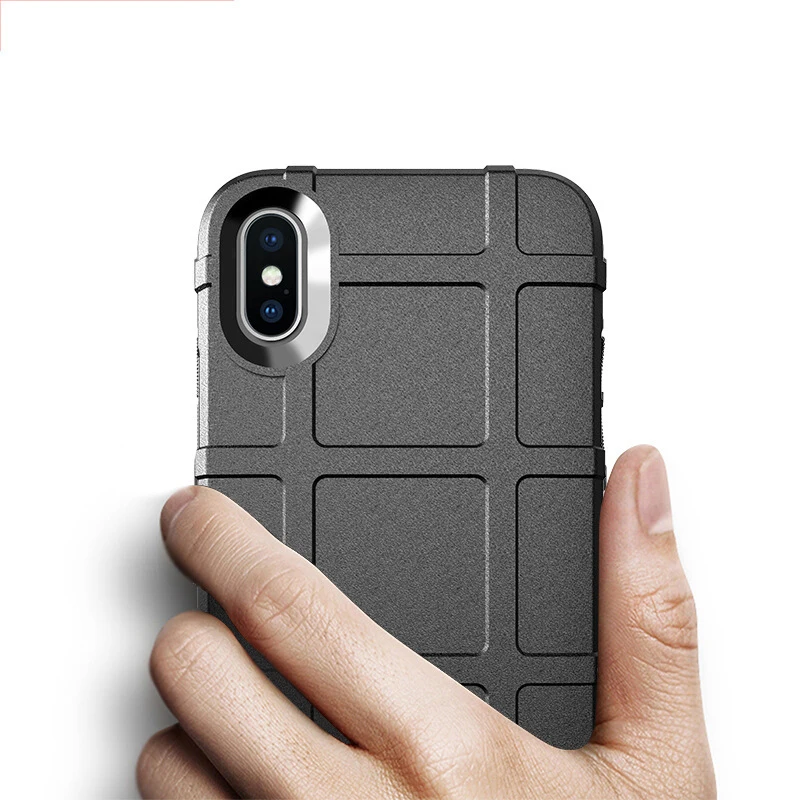 Роскошные армейские защитные противоударные чехлы для iPhone XS 10 S Max XR 6 7 8 Plus X