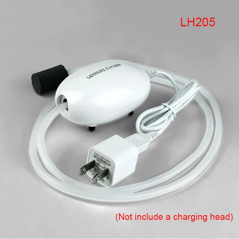 Аквариумный воздушный насос фильтр бесшумный USB Перезаряжаемый кислородный