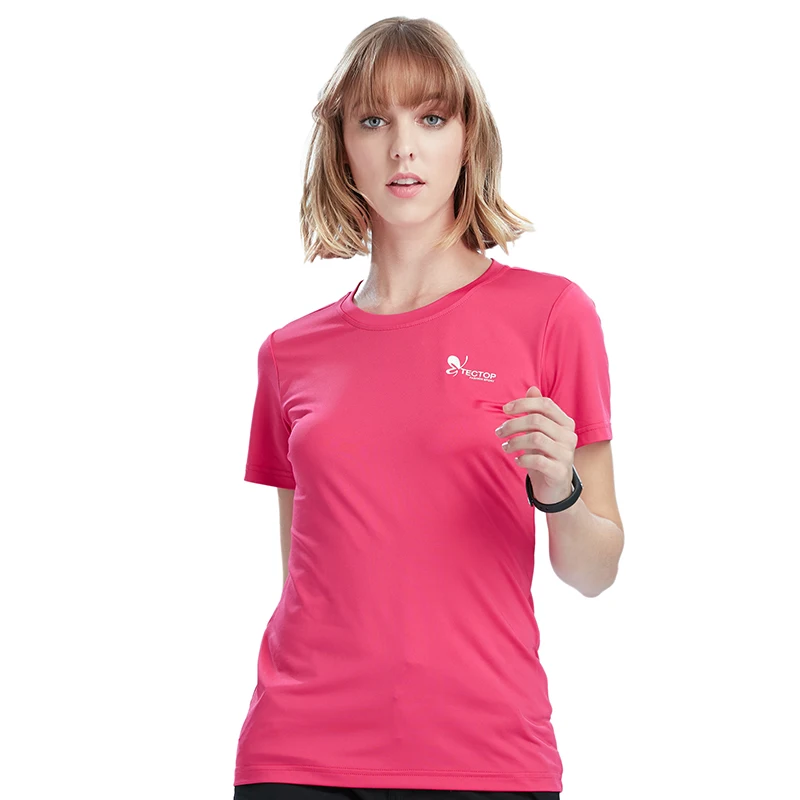 Женская быстросохнущая футболка Tectop уличная с короткими рукавами для весны и
