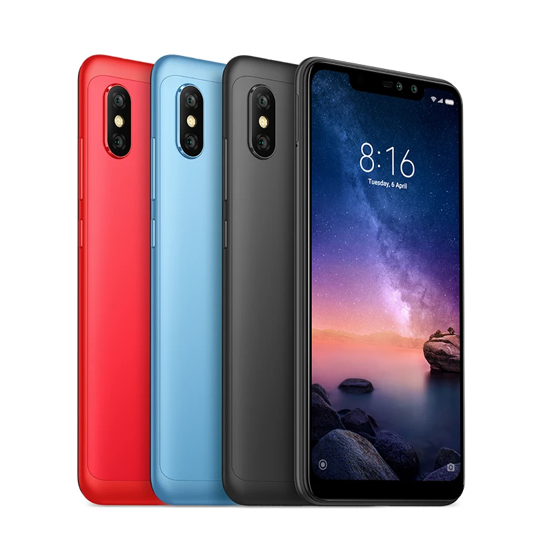 В наличии Глобальный Версия Xiaomi Redmi Note 6 Pro 4G 64G 26 полный Экран двойной AI Cam Snapdragon 636