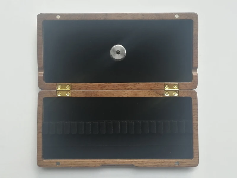 Черный из орехового дерева oboe Reed Case 20 шт с Hygroneter Reed Hold