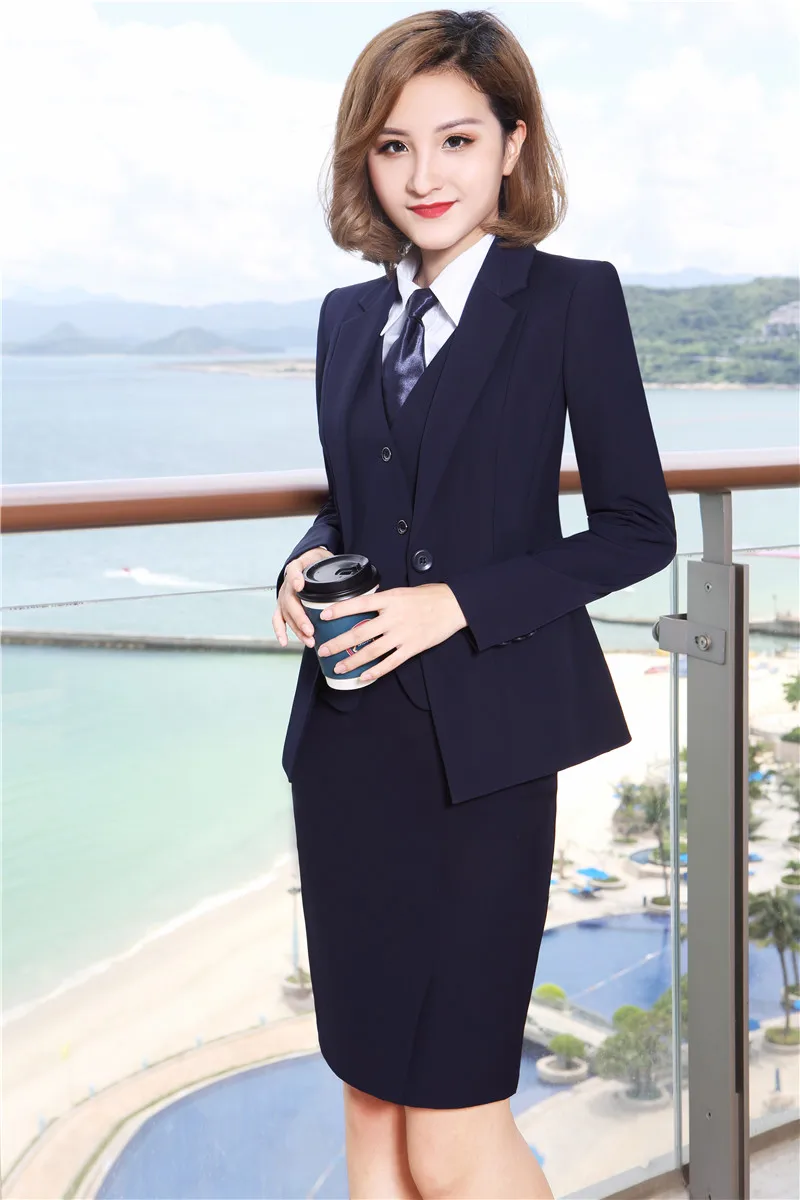 Модная красная форма дизайнерские блейзеры комплект из 3 предметов с жакетом