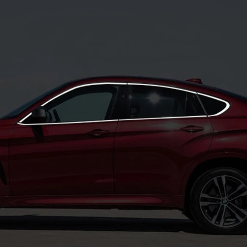 10 шт. молдинговая отделка рамы двери и окна из нержавеющей стали для BMW X6|trim molding|bmw