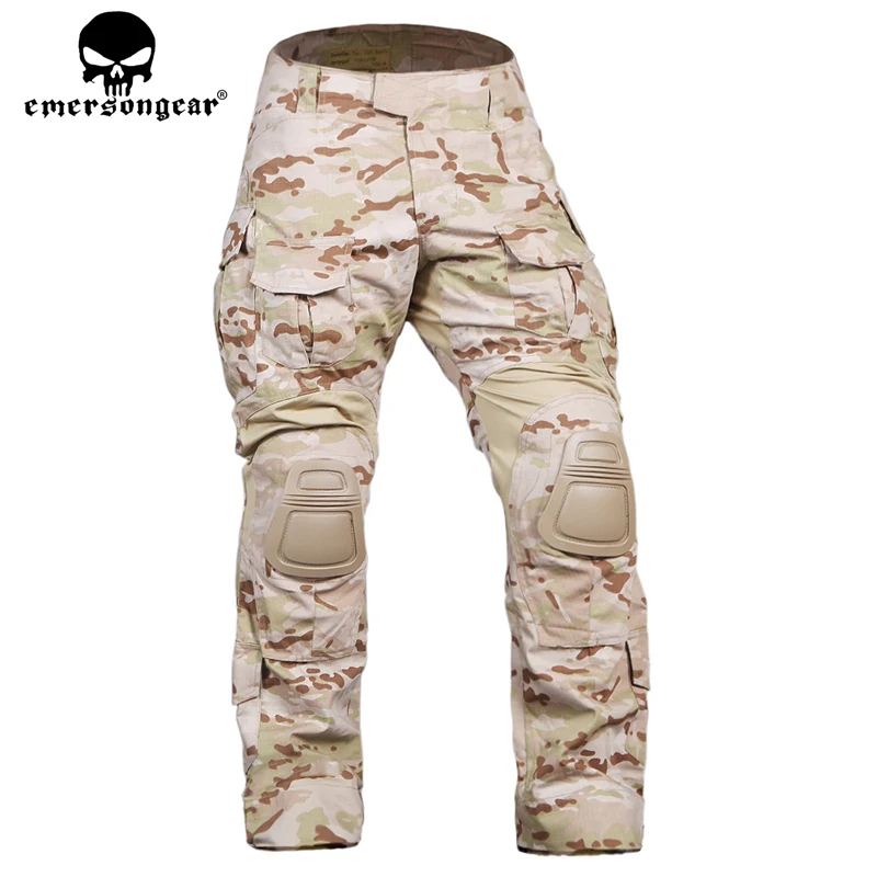 Новинка года; MCAD Emerson G3 Tactical bdu G3; боевые штаны Emerson BDU; армейские камуфляжные штаны в военном стиле с наколенниками; стрейчевые штаны