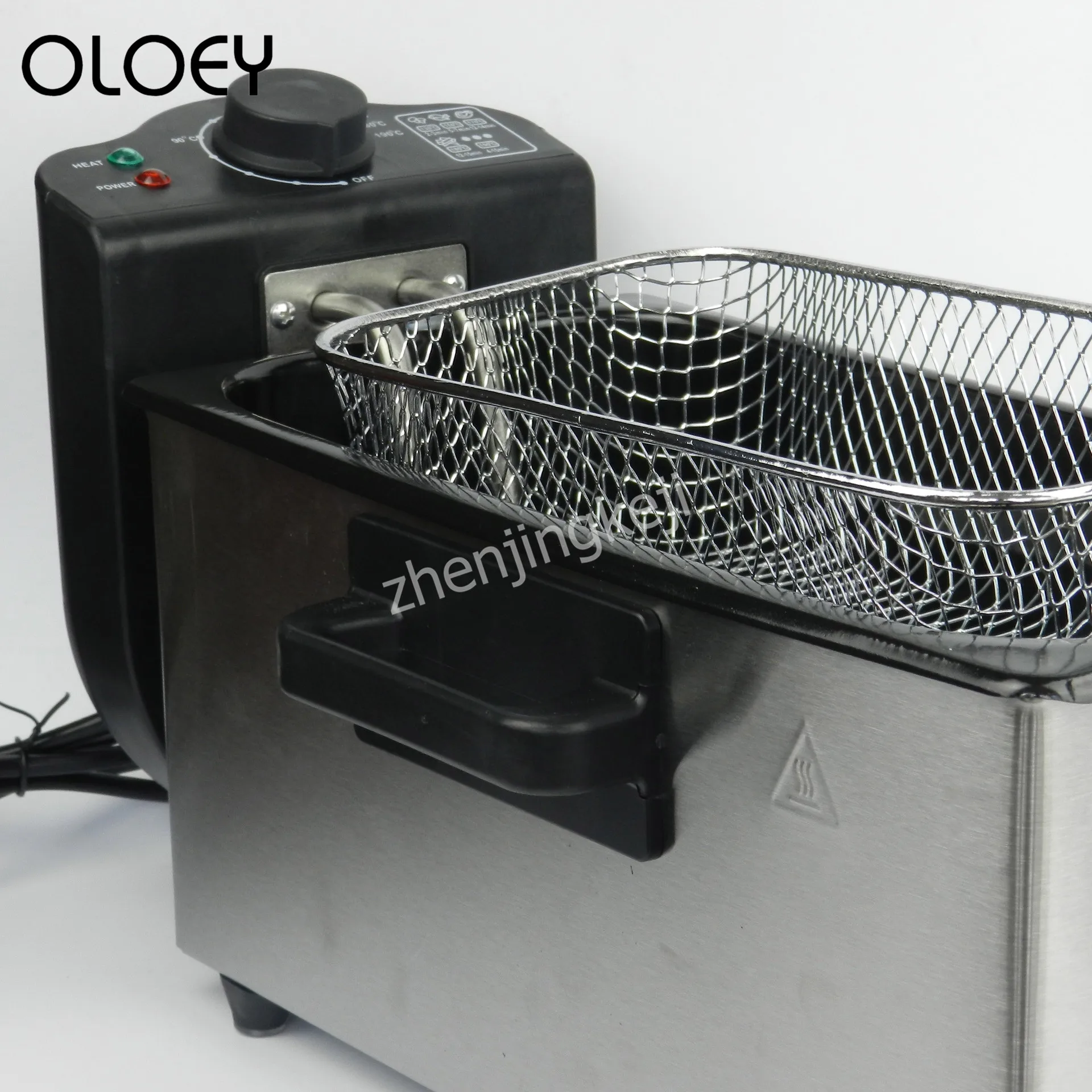 

3L Electric Fryer Fries Machine Without oil Smoke Automatic Constant Temperature Commercial Fryer