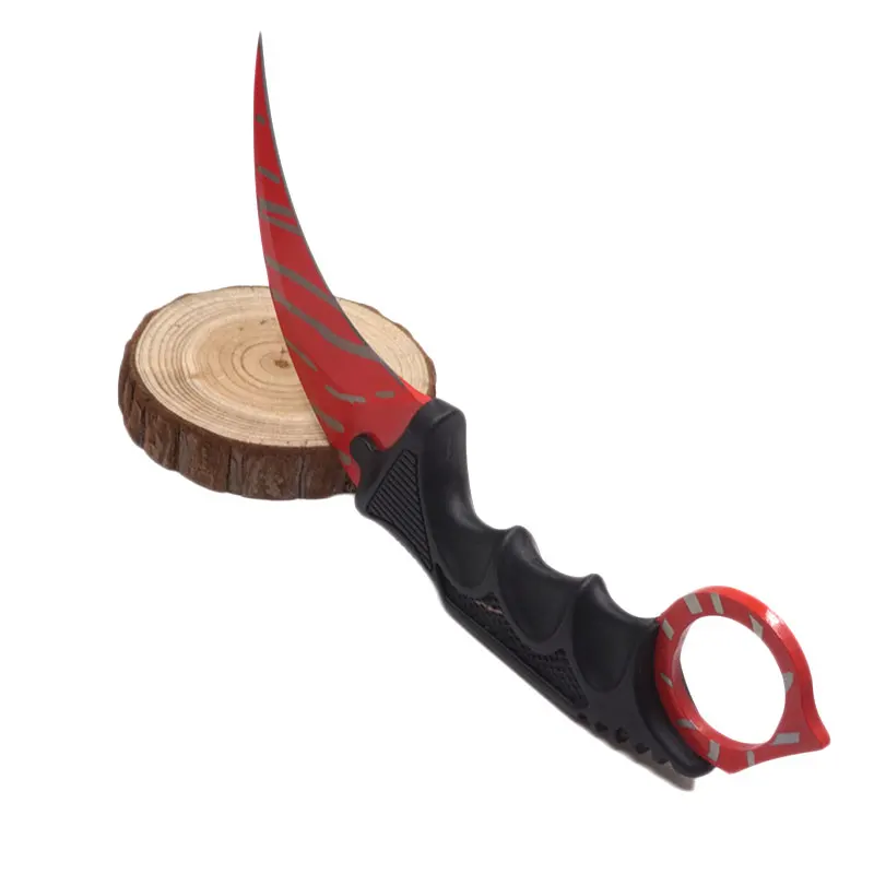 CS GO Karambit ножи тактический карманный нож Лезвие из нержавеющей стали Открытый EDC