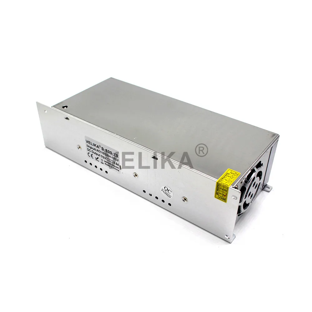 Одиночный выход DC70V 8.6A 600W источник питания переключатель источника DC 70V для ЧПУ