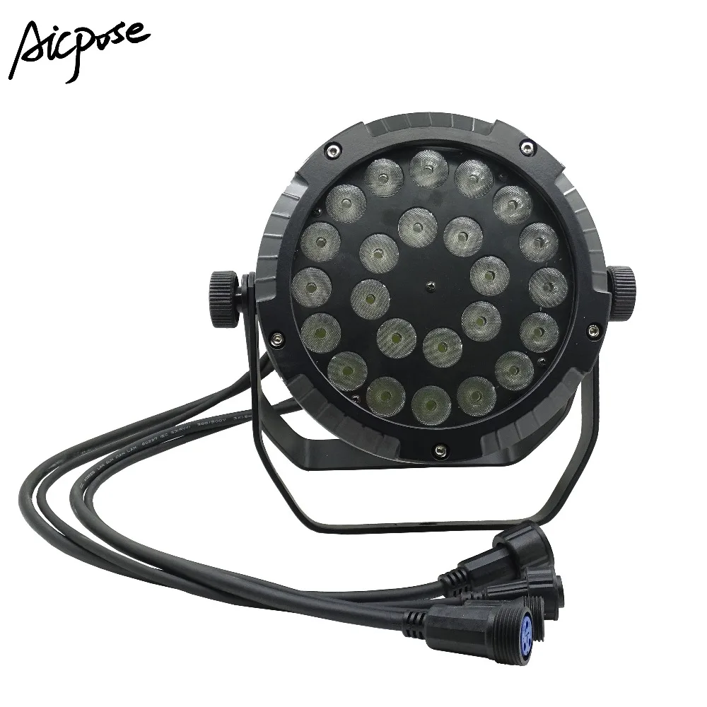 Наружный водонепроницаемый светодиодный светильник Par 24x12W RGBW 4 в 1 или 6 24*18W с DMX512