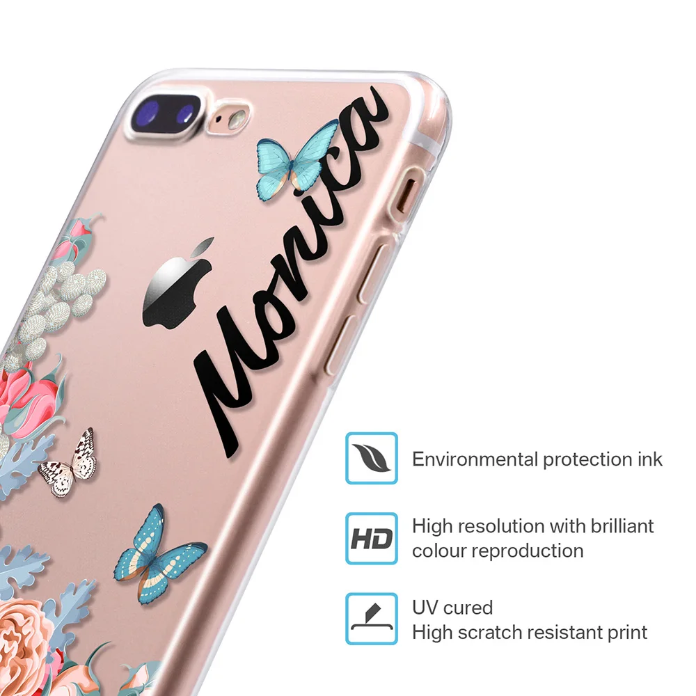 Чехол для iPhone 5 5S 6 6S 7 8 Plus X Мягкий ТПУ чехол на заказ Samsung S7 S8 S9 Huawei P9 P10 P20 Lite|Бамперы|