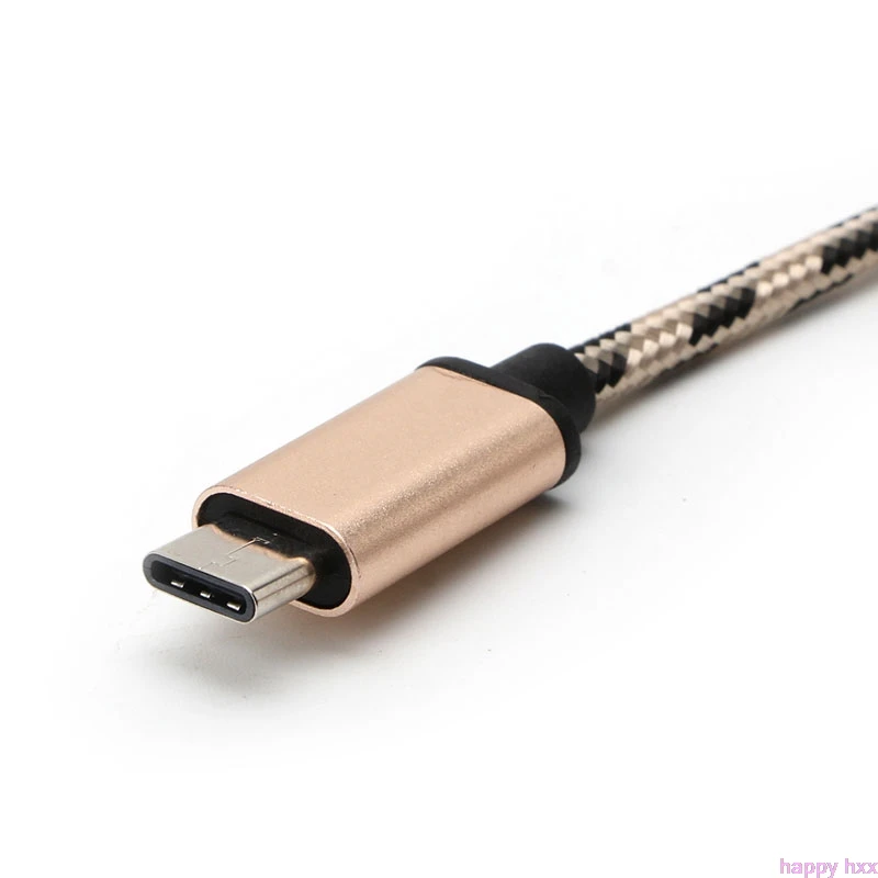 Металлический адаптер типа C USB 3 1 папа к 0 Женский OTG кабель для передачи данных