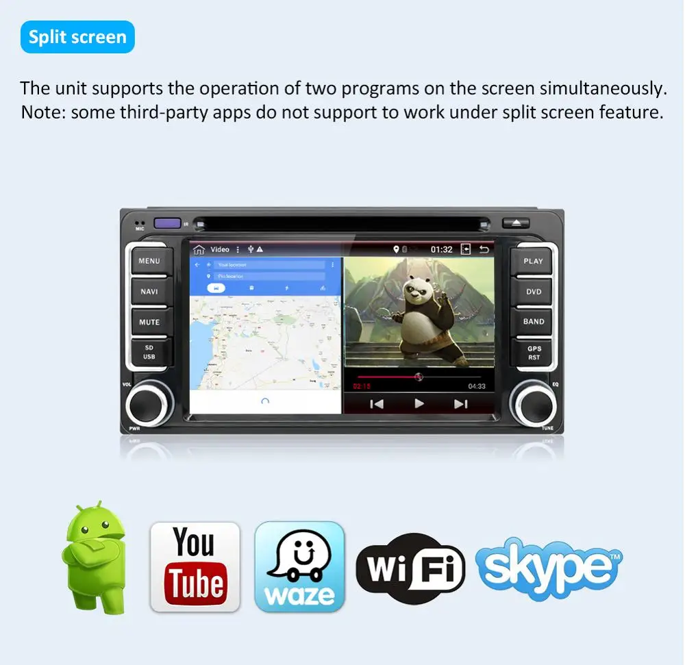 Автомобильный мультимедийный плеер на Android 10 0 для Toyota Corolla Camry Prado RAV4 Hilux VIOS 2 din