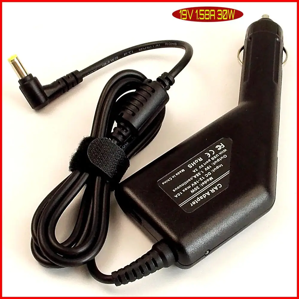 Автомобильный адаптер питания для ноутбука 19 в 1 58a + USB порт Acer Aspire One 753 ZG5 ZG8 ZE6 E1A 752