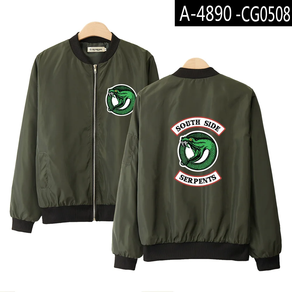 green Тонкая женская куртка Frdun Tommee ривердейл, модная популярная женская куртка на весну и осень, стиль, повседневная куртка, одежда S-4XL - Цвет: green