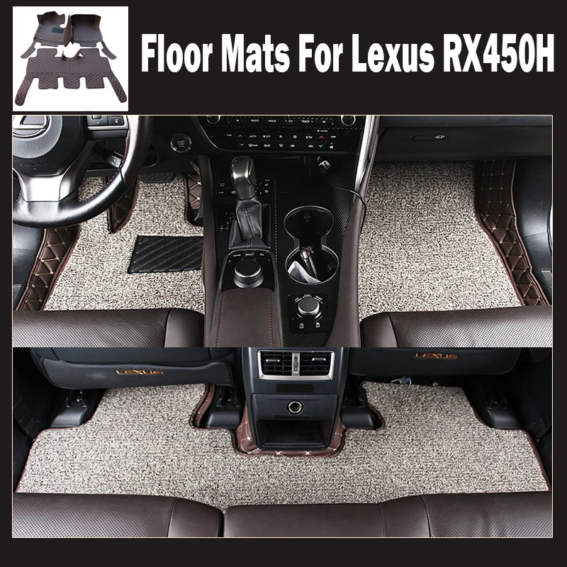 Автомобильные коврики для Lexus RX450H 2016 2019 ног кожаные салона автомобиля