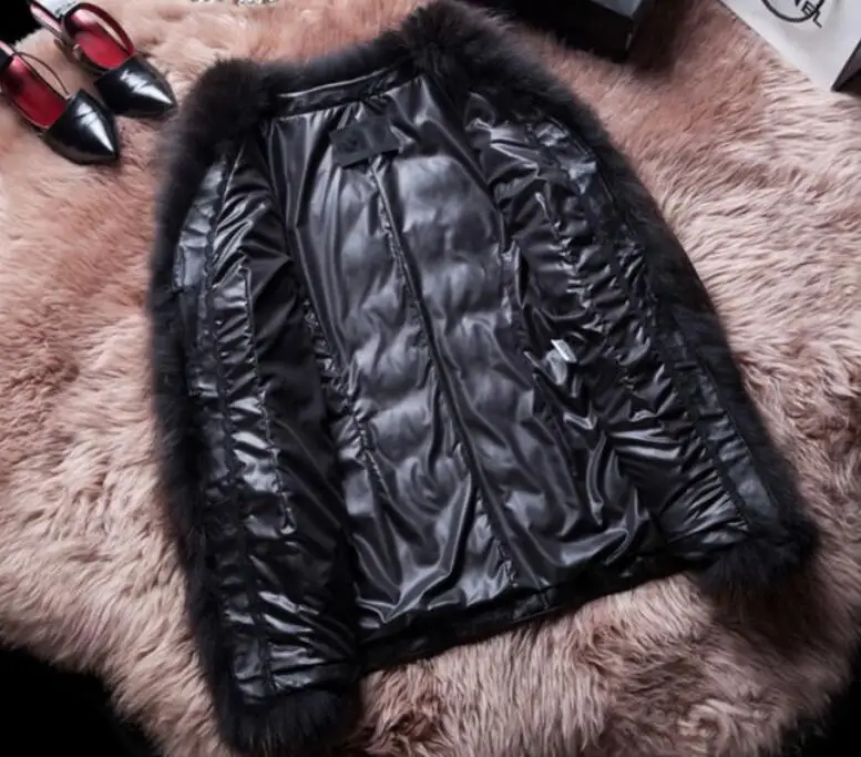 S 6XL Горячая/Весенняя женская новая мода высокая имитация длинный Лисий Мех