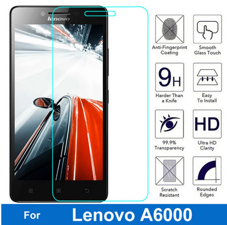 Tempered Glass For Lenovo A6000 6010 Screen Protector 0.26MM 9H 2.5D Safety Protective Film On A6010 A6000-l Plus | Мобильные