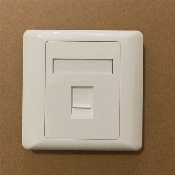 10 шт. двойная Лицевая панель RJ45 на 1 порт сетевая LAN Cat 5/5e/6|Кабели для MP3/MP4-плееров| |