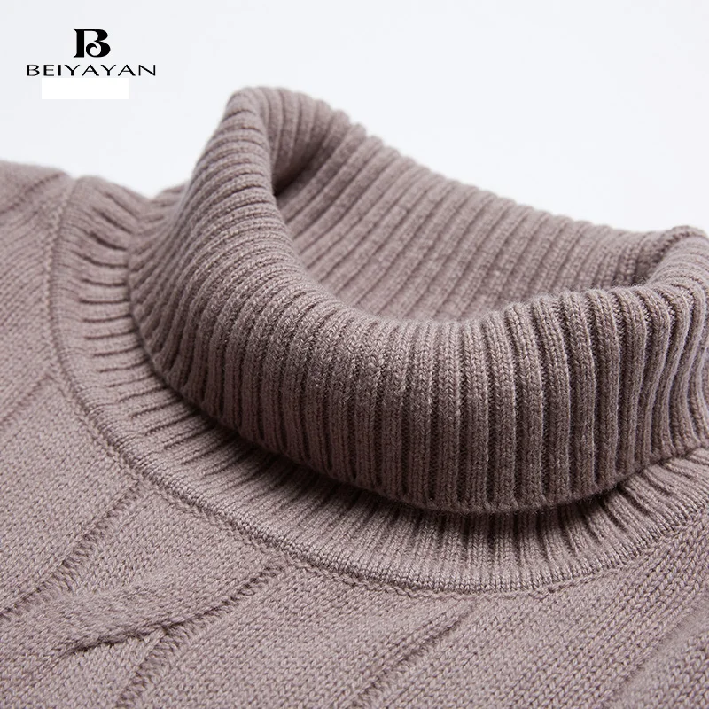Beiyayan мода Водолазка Для женщин свитер argyle Топы корректирующие Винтаж Дамы