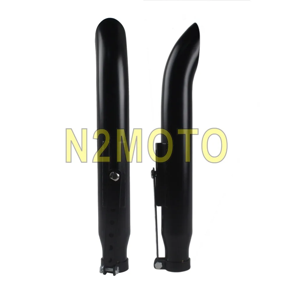 Черный глушитель для мотоцикла с поворотом 1 пара|exhaust muffler|silencer for mufflerexhaust silencer |