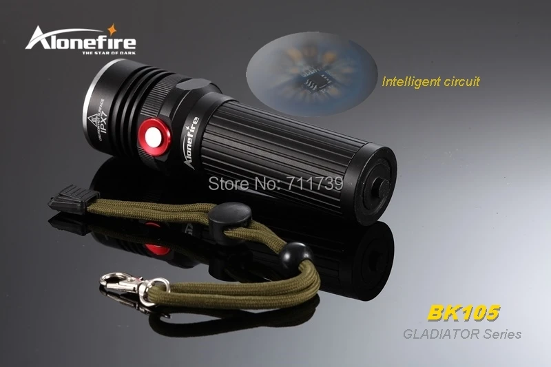 AloneFire Гладиатор серии BK105 CREE XM L2 LED 3 режима плавная регулировка светодиодный