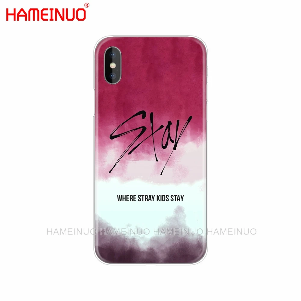 HAMEINUO бродячий детский K Pop Чехол для мобильного телефона для iphone X 8 7 6 4 4S 5 5S SE 5c 6s plus - Цвет: 43488