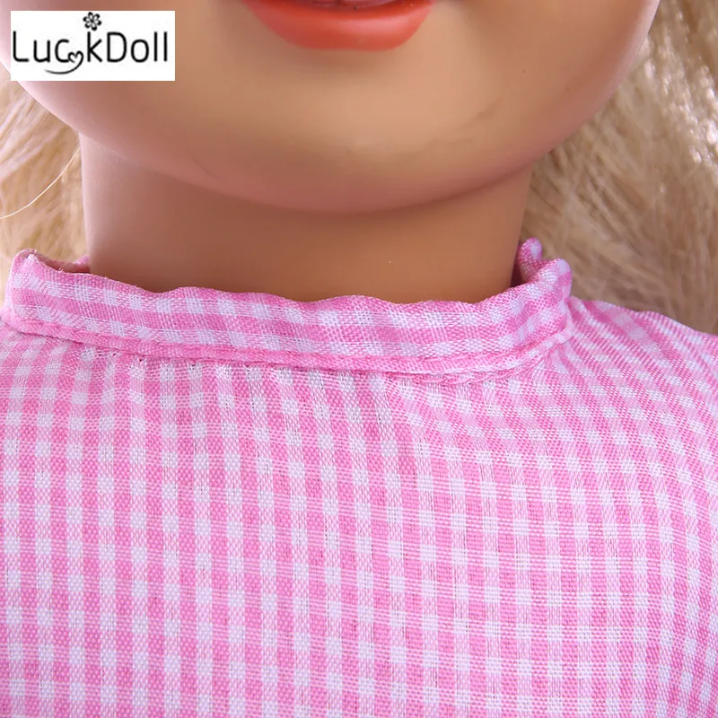 LUCKDOLL Новое Кукольное платье подходит для 18 дюймов Американский 43 см детская