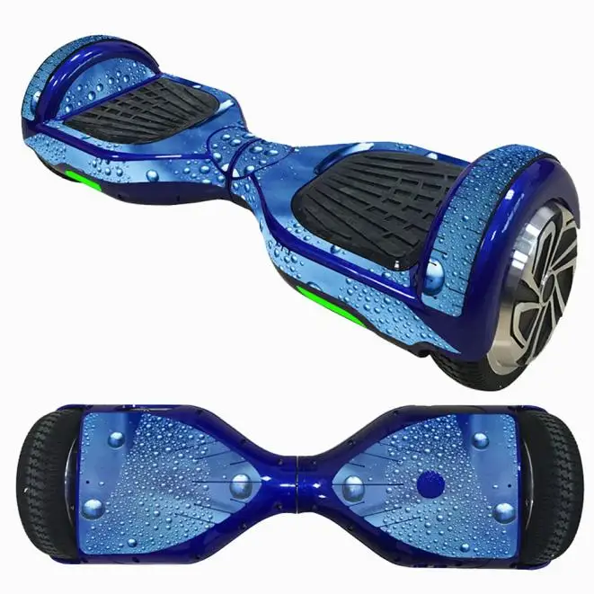 D 6,5 дюймов самобалансирующийся самокат кожа Hover Электрический скейт доска наклейка двухколесный смарт защитный чехол наклейка s M25 - Цвет: D
