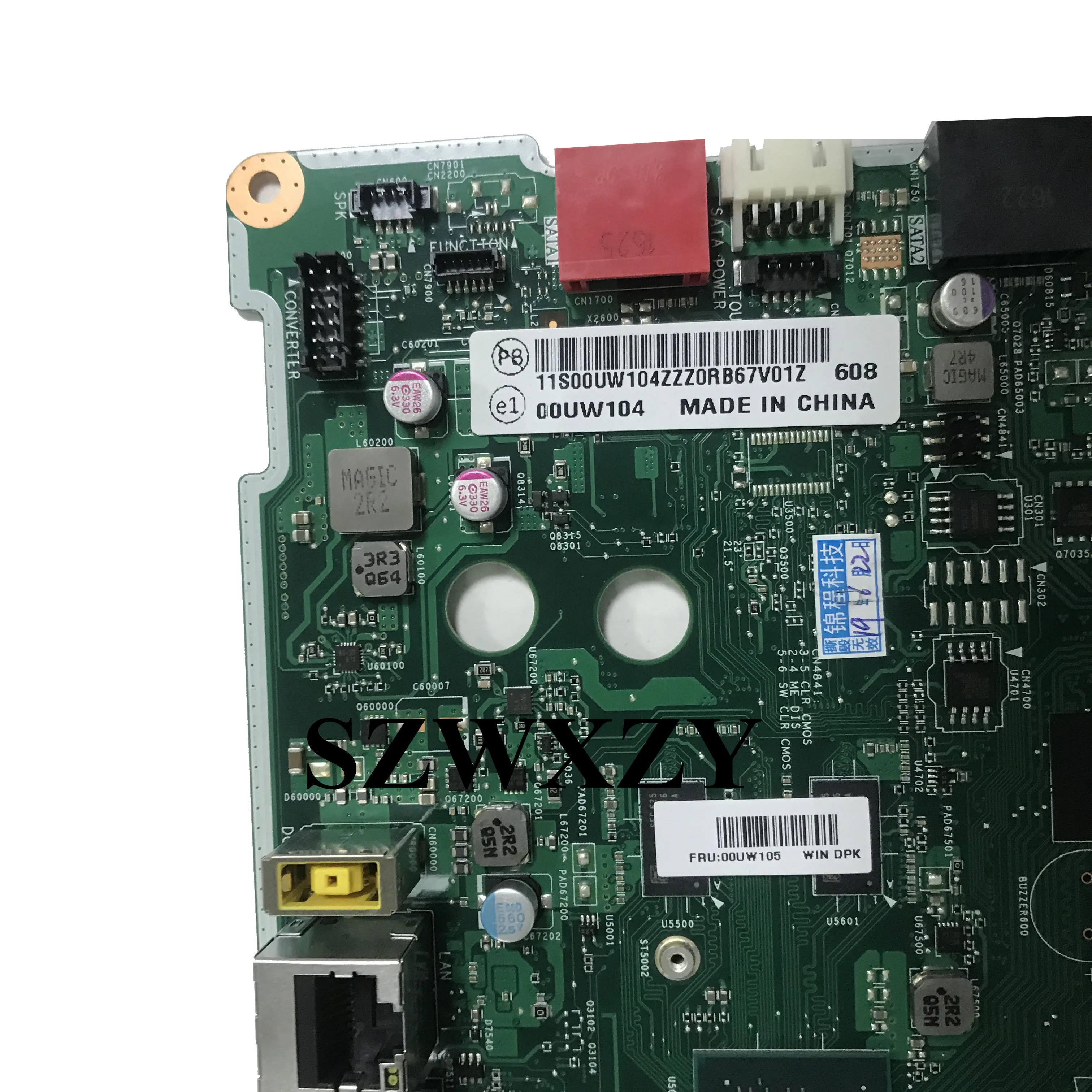 SZWXZY для Lenovo AIO 300 22ISU материнская плата с I5 6200U GF920A 2 Гб FRU 00UW105 00UW104 100%