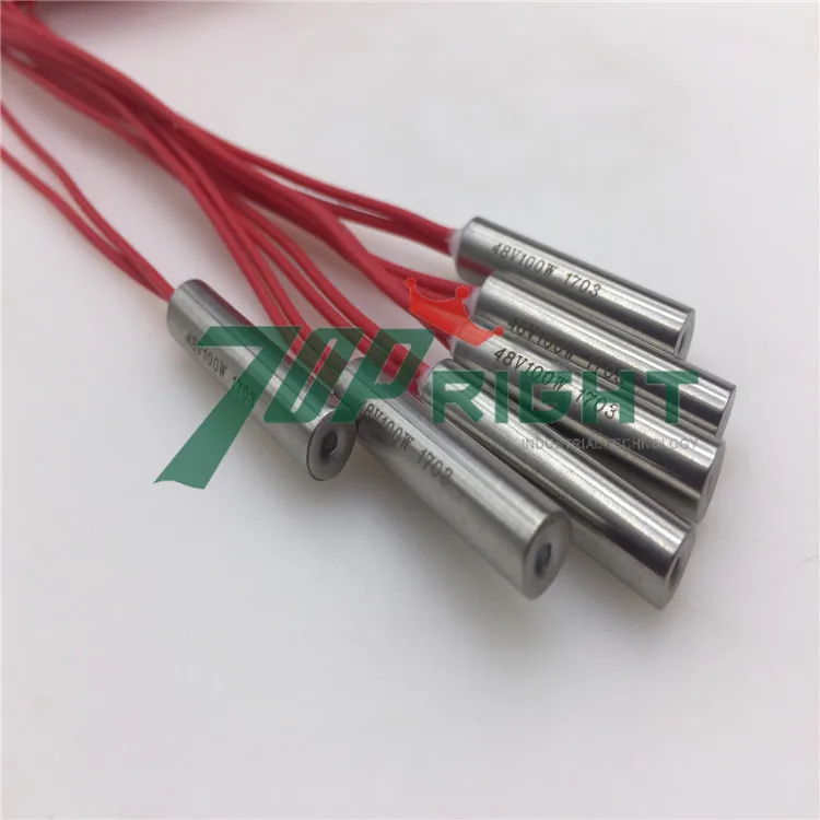 48 В высоковаттный одноголовочный Электрический нагреватель картриджа из