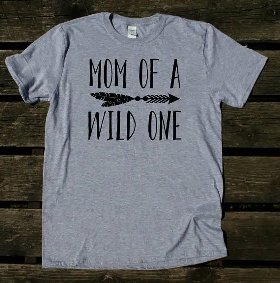 Рубашка для мамы дикого человека забавная новая милая мама семейный подарок