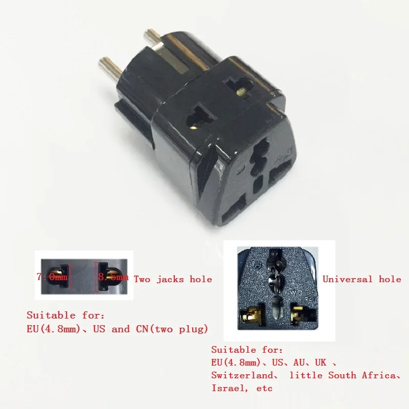 Дорожный адаптер от 1 до 2 универсальный разветвитель для розеток