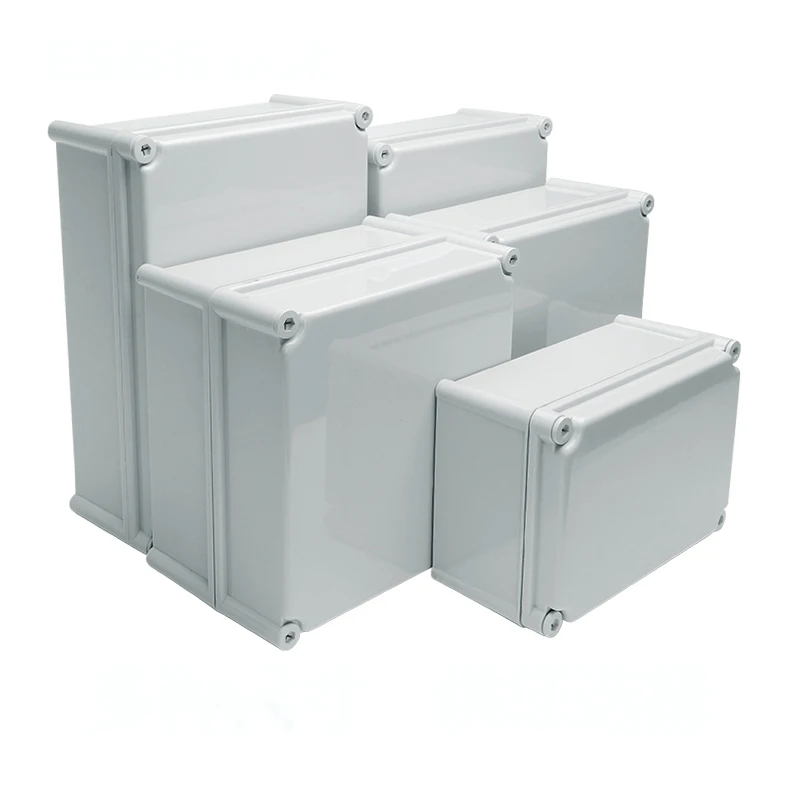 

Waterproof Big Plastic Enclosure Electronic Instrument Case Electrical Project Outdoor Junction Box Housing 380*280 Clear Cover