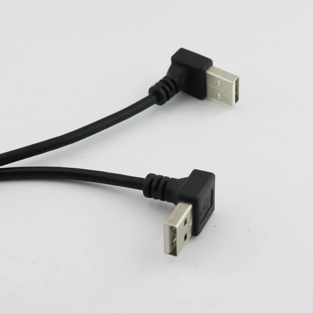3 шт. Кабель-адаптер для зарядки и передачи данных USB 2 0 типа A папа под углом 25 см |