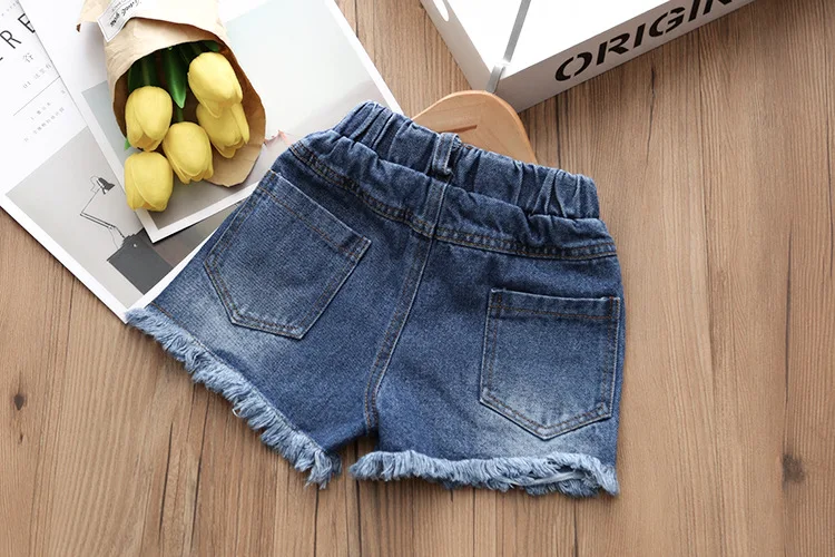 Комплект летней одежды BibiCola для маленьких девочек Модная хлопковая Футболка с