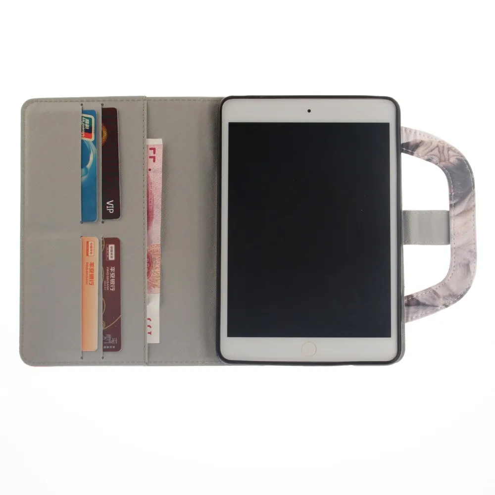 Чехол для Apple iPad Mini 1 2 3 откидной из искусственной кожи Funda Coque мужчин и женщин с