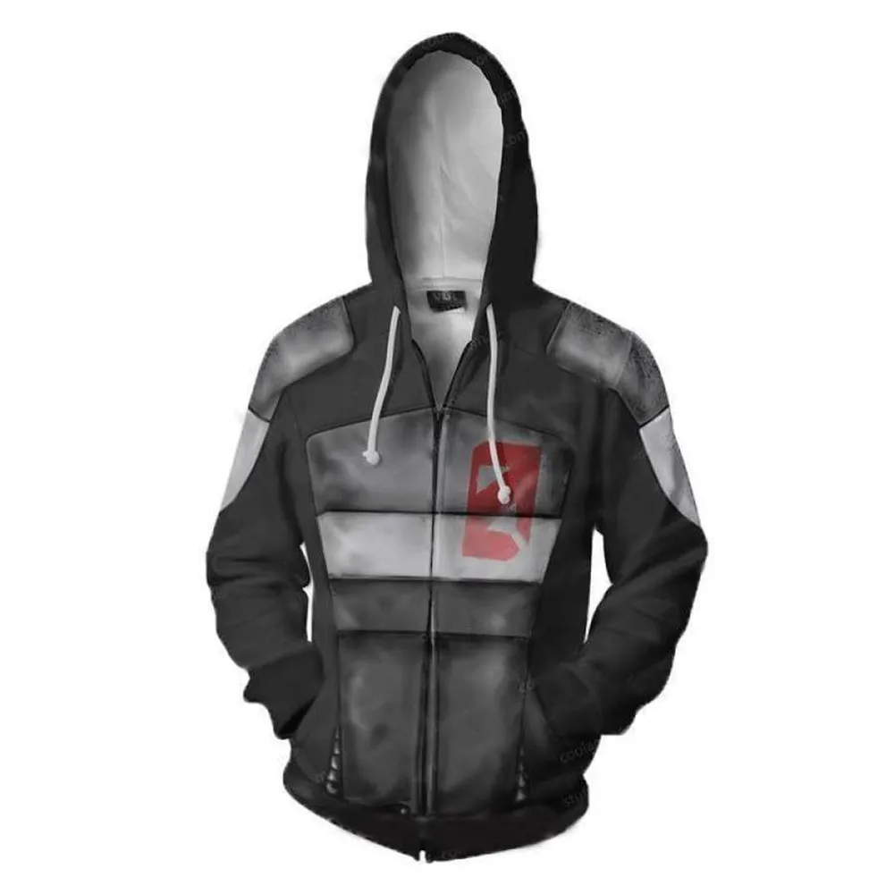 3D Print Fashion Game Borderlands 2 Men Women Thin Hoodies Cool Pullover Coat Jacket Unisex Jumper Sweatshirt Cospaly | Тематическая