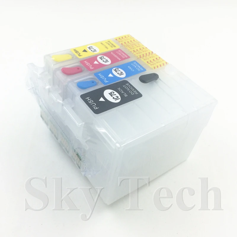 Пустые многоразовые картриджи для чернил ICBK75-ICY75 75 л | Компьютеры и офис