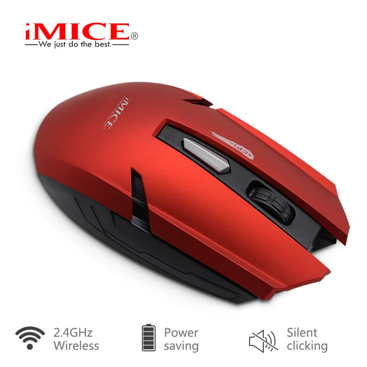 IMice, беспроводная мышь, бесшумная компьютерная мышь, 2,4 ГГц, 1600 dpi, эргономичная, Mause, бесшумная USB мышь для ПК, бесшумная беспроводная мышь для ноутбука