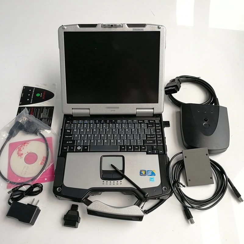 HDS HIM USB соединение для Хонда Авто диагностический инструмент и б/у Toughbook CF 30 4G с 240