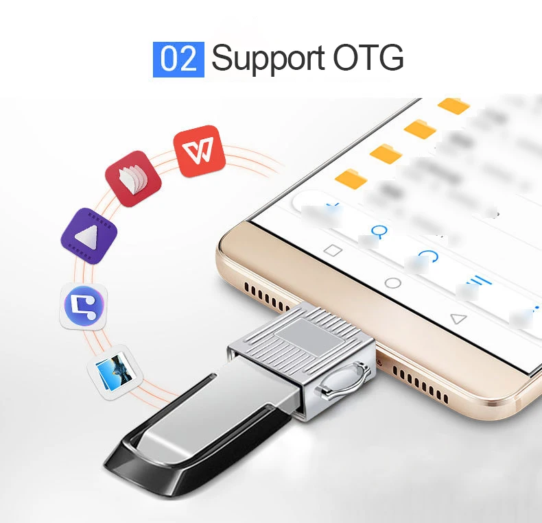 UTHAI C07 mini type C usb3.1 Micro SD TF кардридер для Macbook или смартфона с интерфейсом type c