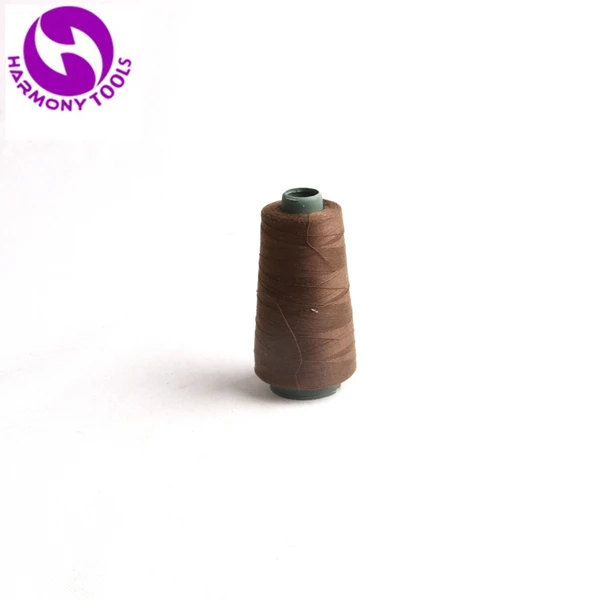 Light Brown 1 рулон хлопчатобумажная нить волосяная нить+ подарок 3 шт 6 см C тип иглы швейные изогнутые иглы - Цвет: Light Brown