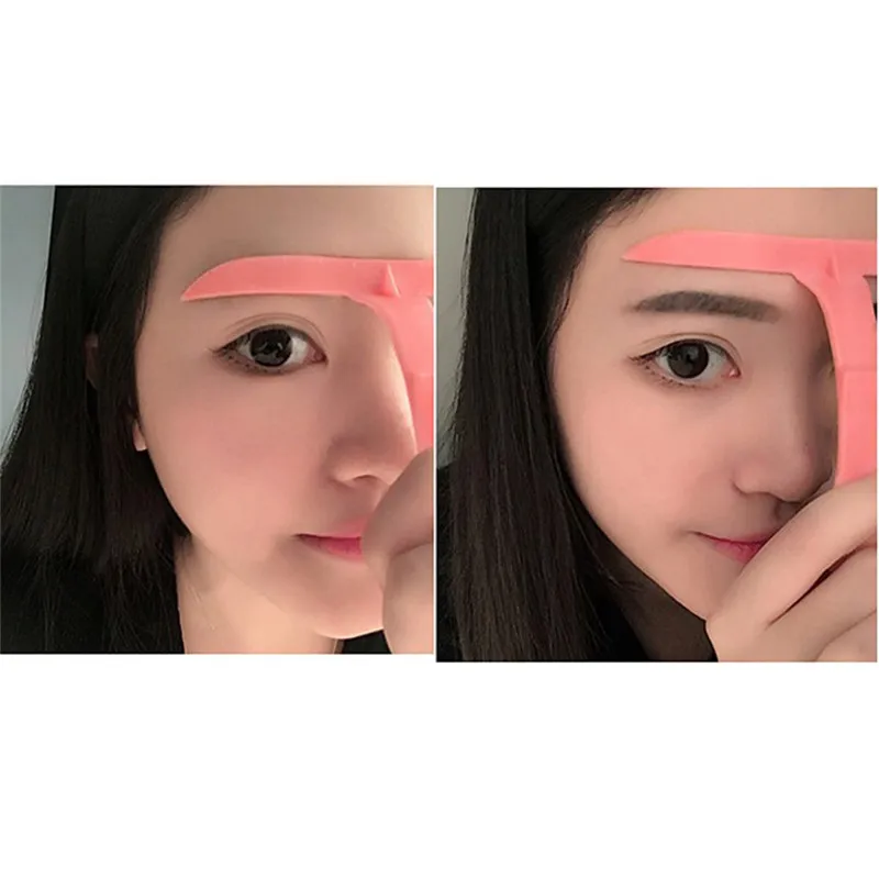 Новый 4 шт./компл. мерный микроблейдинг формирователь бровей Шаблон трафарет