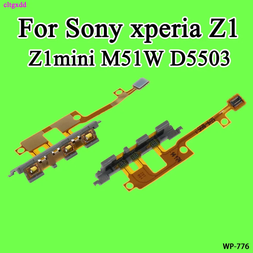 Кнопка включения/выключения питания для ремонта гибкий кабель Sony xperia Z1 Compact mini M51W