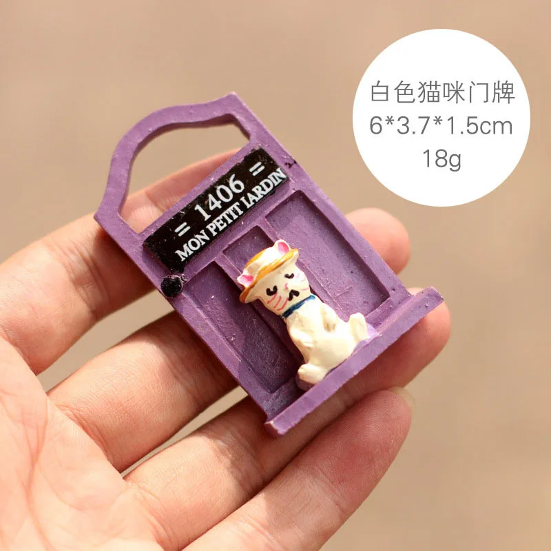 Миниатюрный домик для кошек животных сказочный сад фотоаксессуары