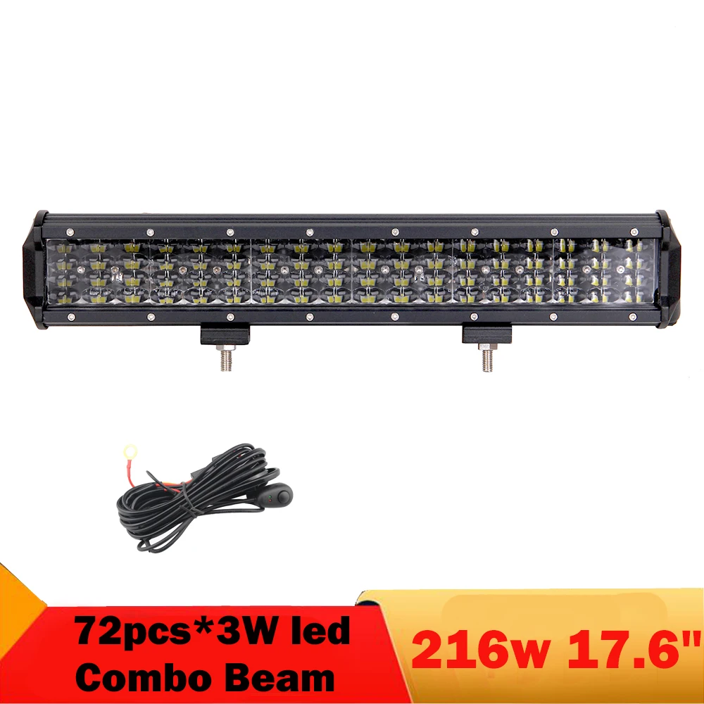 Комбо светодиоды для внедорожников 216 Вт дальнего света бар рабочий свет крыши
