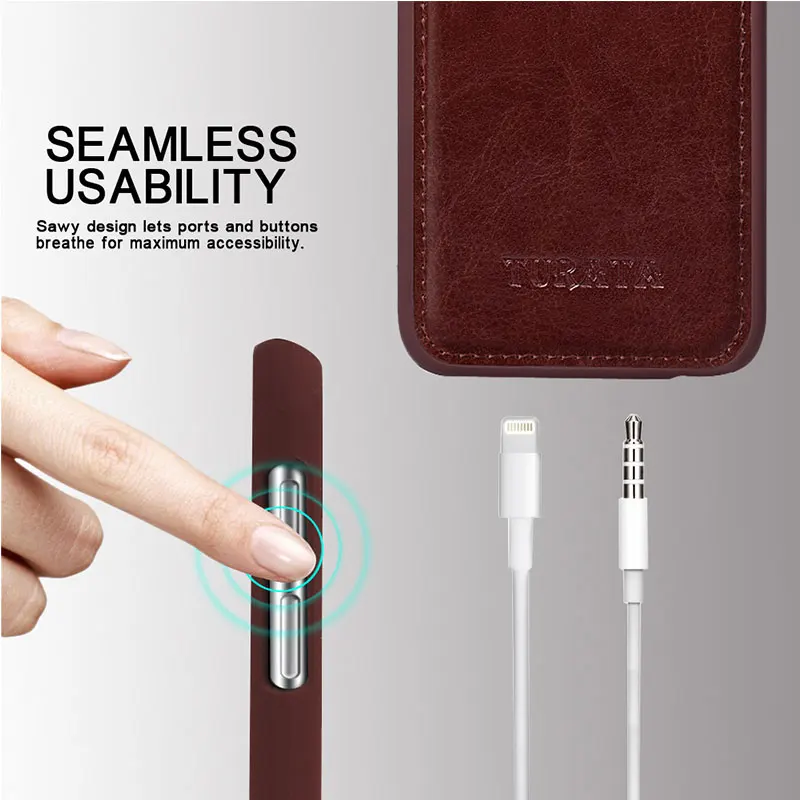 TURATA [Slim fit] PU Leather Surface Coated Non Slip Hard Plastic Cover Case for Samsung Galaxy S6 G920 / Edge G925 |